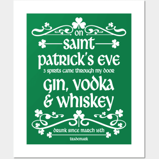 Paddy's Day Spirits Design Posters and Art